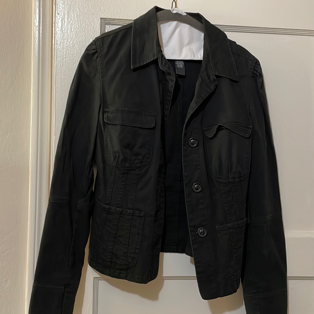 Black international Concepts jean jacket.